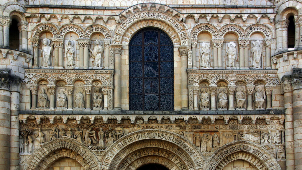 Poitiers (Francia), Notre-Dame-la-Grande, facciata